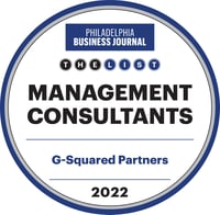 Philadelphia Business Journals list of Top Management Consultants 2022 Graphic