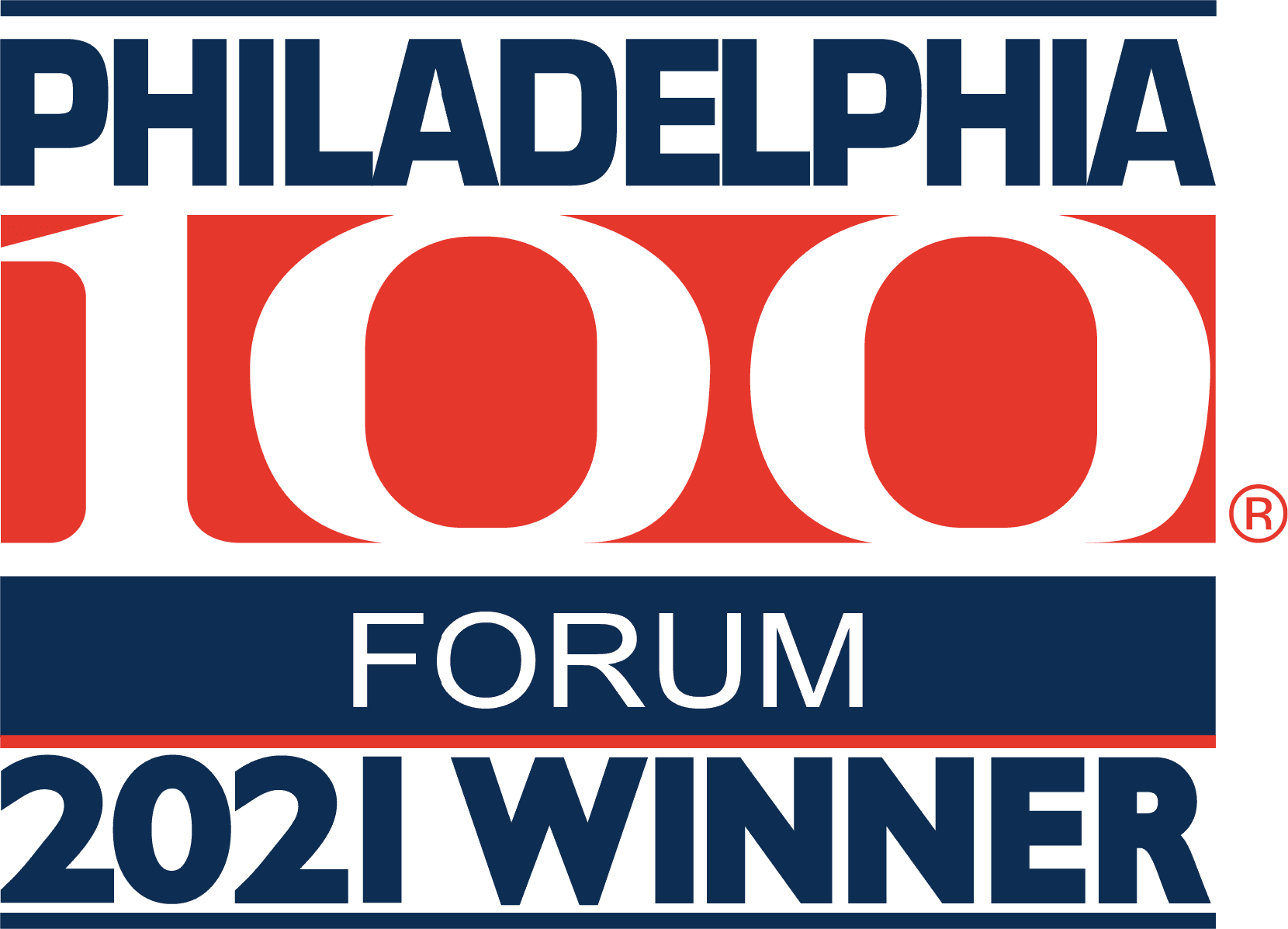 Philadelphia 100 Forum 2021 Award Winner